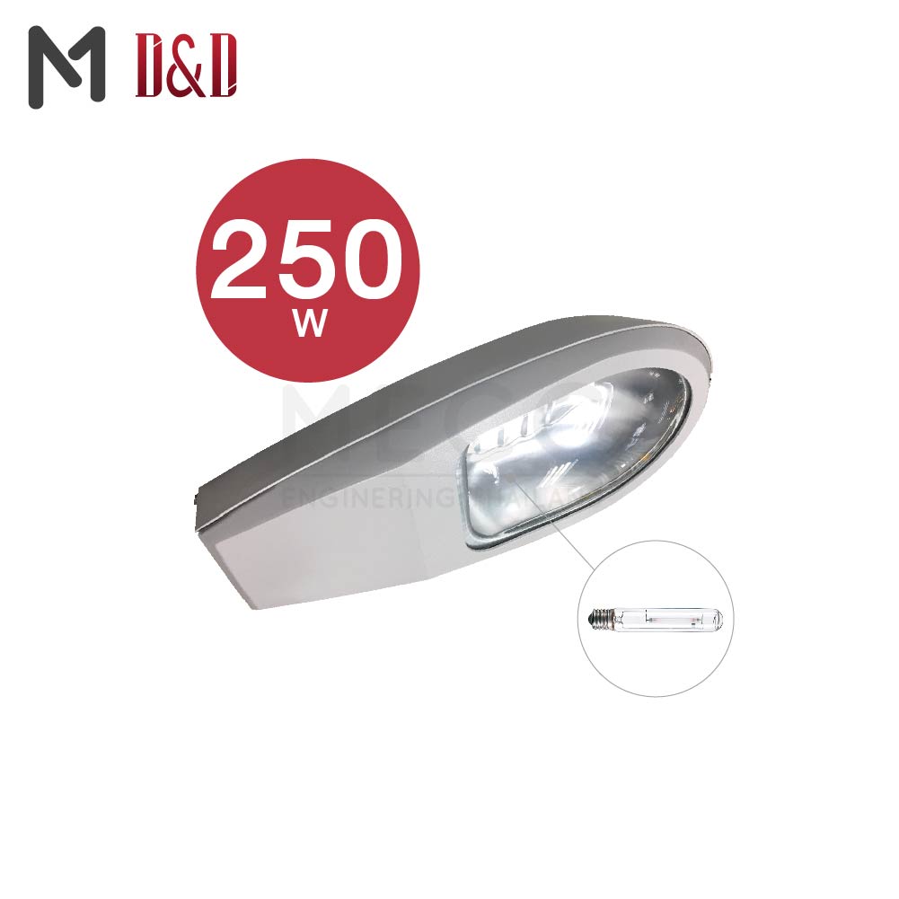 โคมถนนหลังเต่า HPS250W Cut-Off โคมถนนหลังเต่า HPS250W Cut-Off